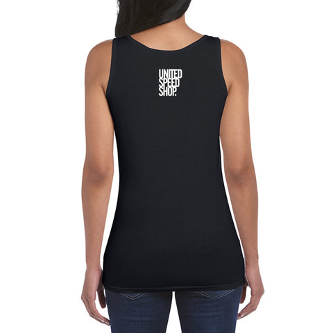 United Speed Shop Roadster Ladies Singlet - Black