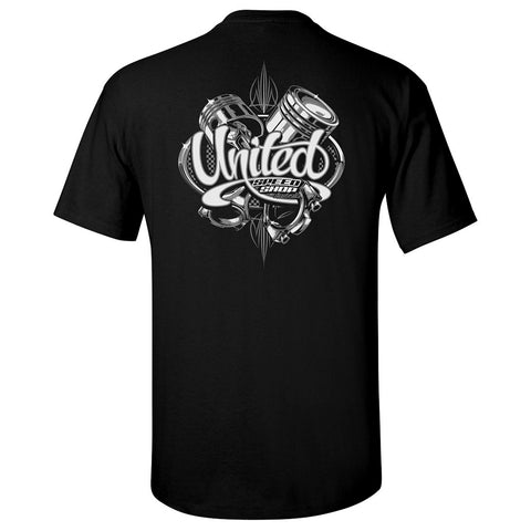 Piston Stripe Black tshirt